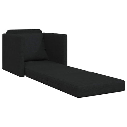 Schlafsofa 60cm Schwarz Stoff