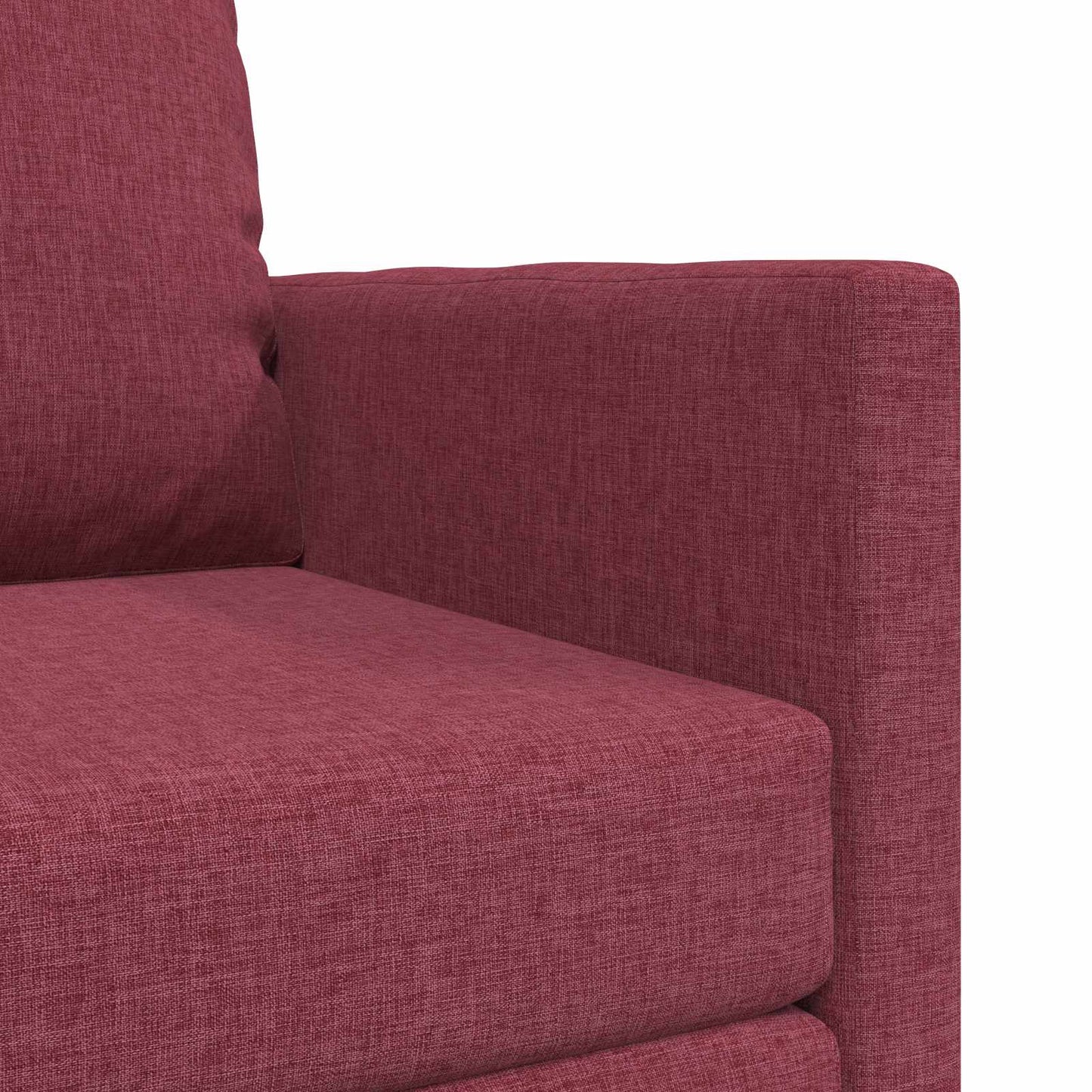 vidaXL Canapé-lit 60 cm Rouge bordeaux Tissu