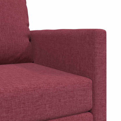 vidaXL Canapé-lit 60 cm Rouge bordeaux Tissu