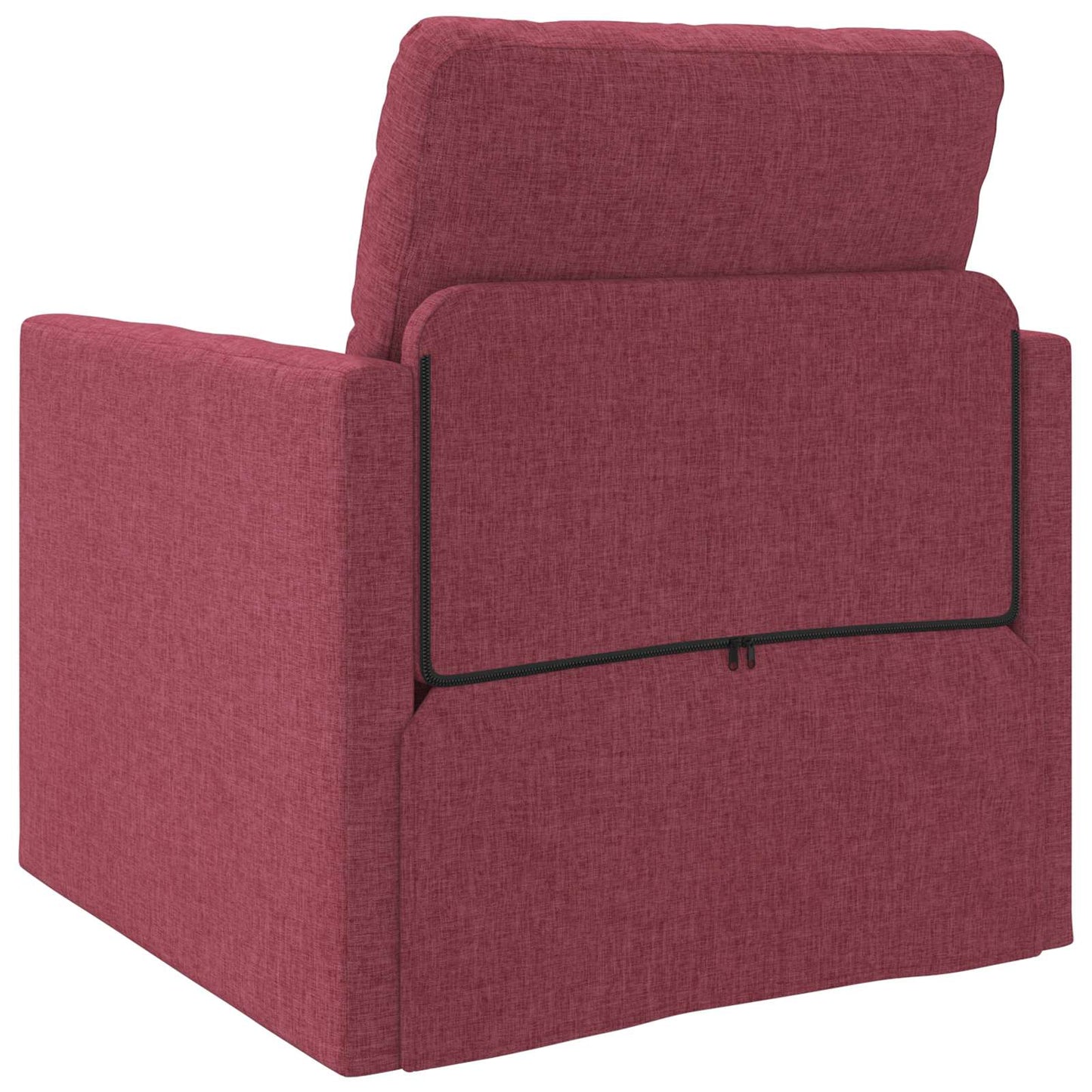vidaXL Canapé-lit 60 cm Rouge bordeaux Tissu