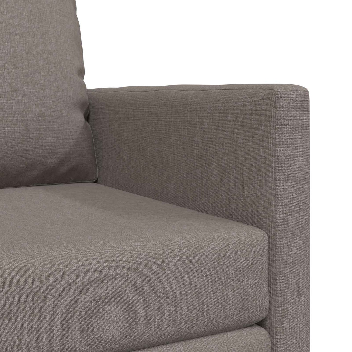 vidaXL Canapé-lit 60 cm taupe en tissu