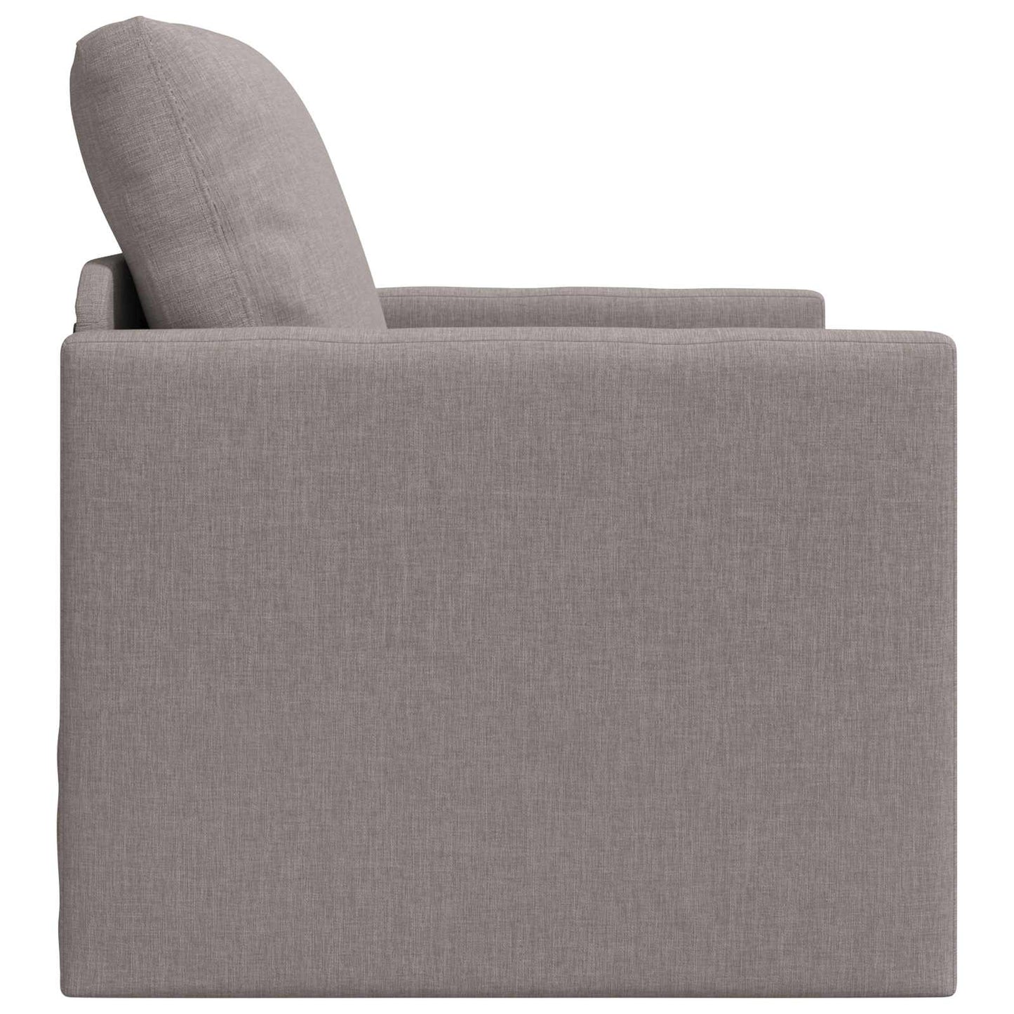 vidaXL Canapé-lit 60 cm taupe en tissu
