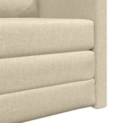 Schlafsofa 60cm Creme Stoff