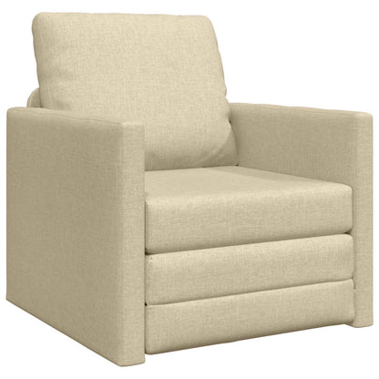 Schlafsofa 60cm Creme Stoff