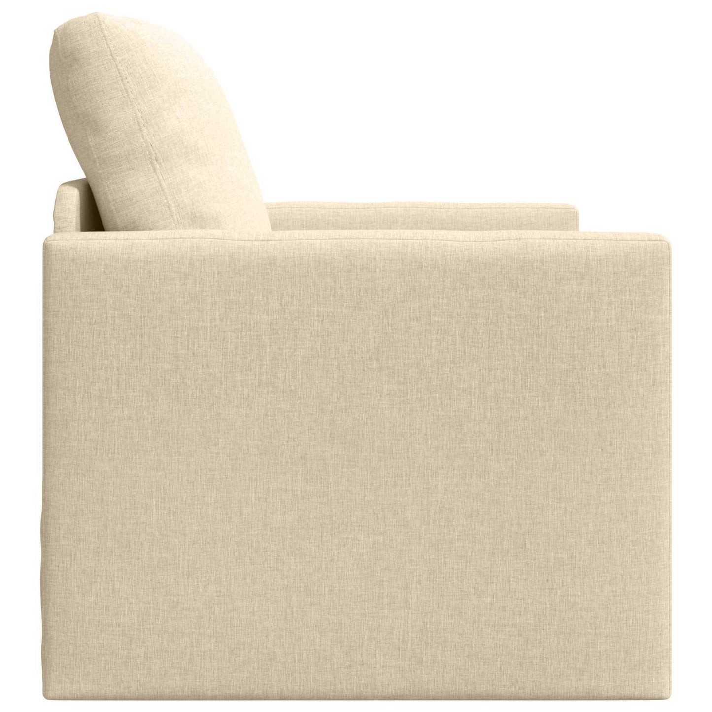 Schlafsofa 60cm Creme Stoff