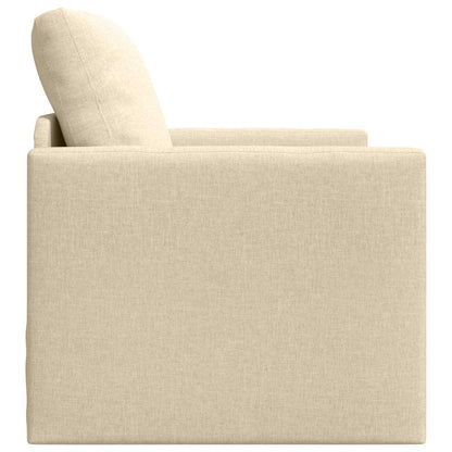 Schlafsofa 60cm Creme Stoff