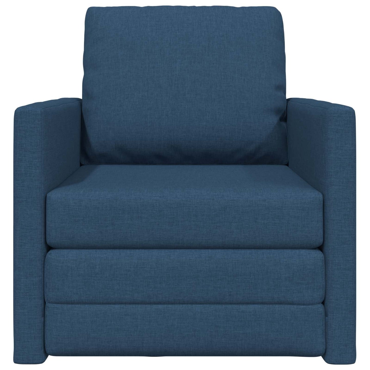 vidaXL Canapé-lit 60 cm Bleu Tissu