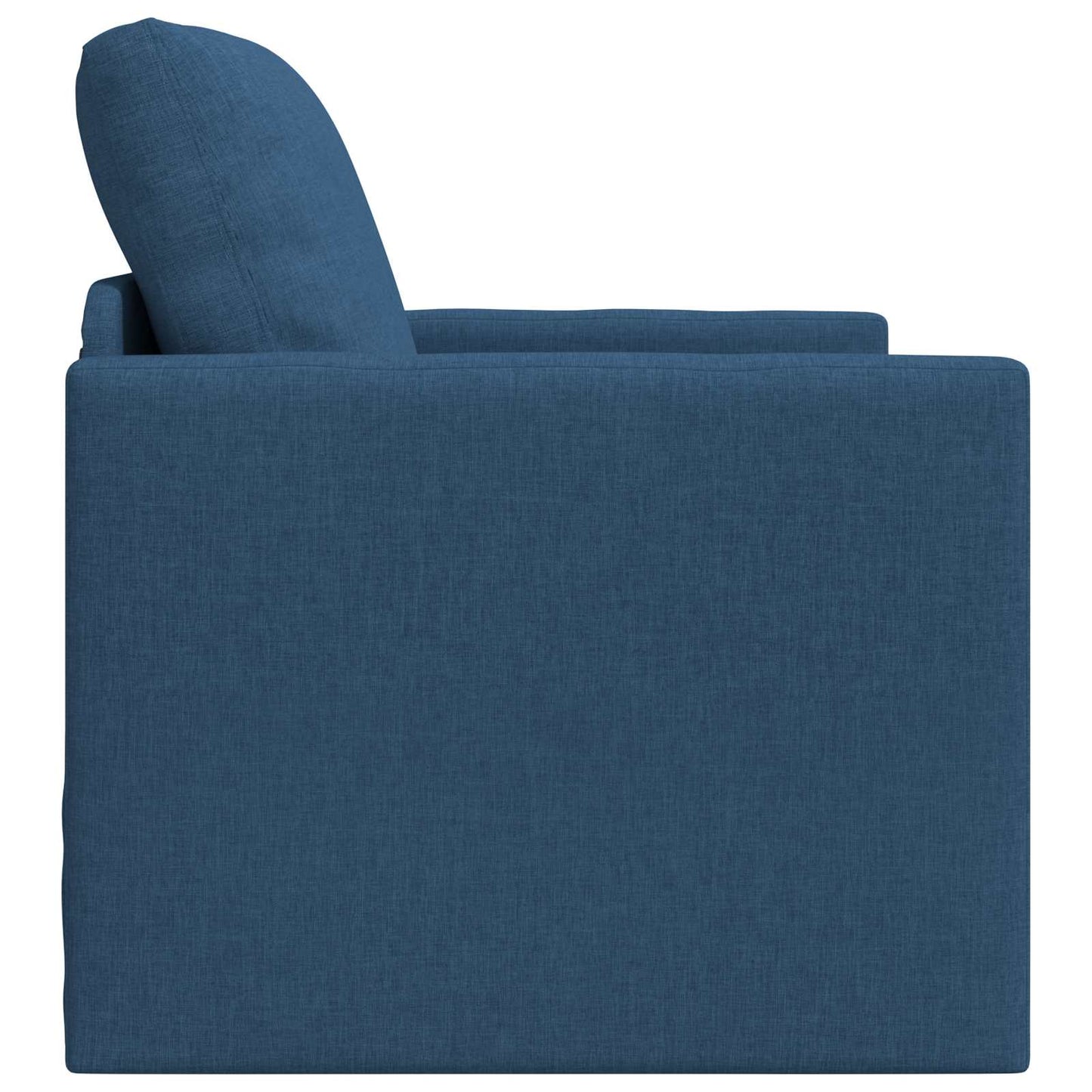 vidaXL Canapé-lit 60 cm Bleu Tissu