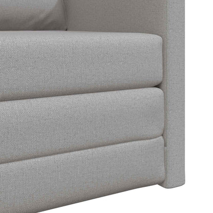vidaXL Canapé-lit 60 cm Gris nuage Tissu