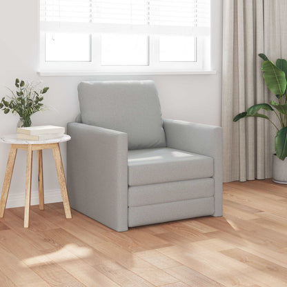 vidaXL Canapé-lit 60 cm Gris nuage Tissu
