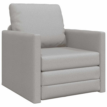 vidaXL Canapé-lit 60 cm Gris nuage Tissu