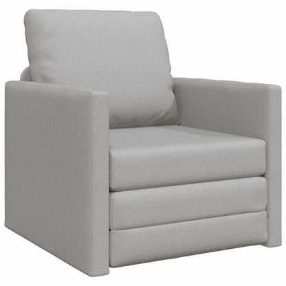 vidaXL Canapé-lit 60 cm Gris nuage Tissu