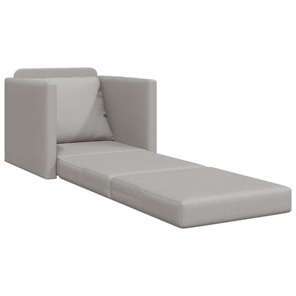 vidaXL Canapé-lit 60 cm Gris nuage Tissu