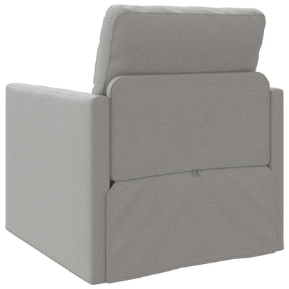 vidaXL Canapé-lit 60 cm Gris nuage Tissu