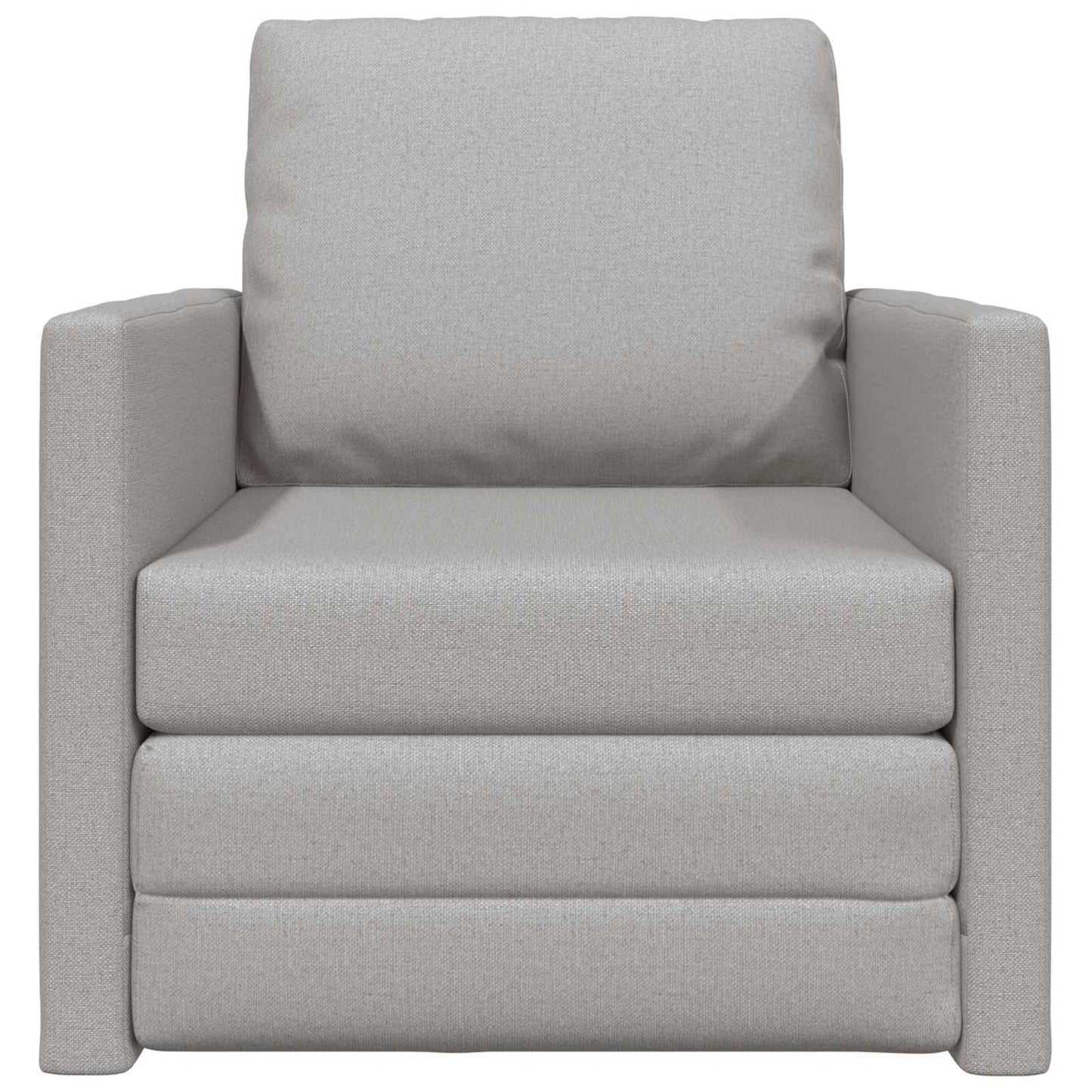 vidaXL Canapé-lit 60 cm Gris nuage Tissu
