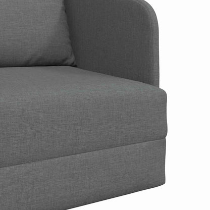 vidaXL Schlafsofa 60cm Dunkelgrau Stoff