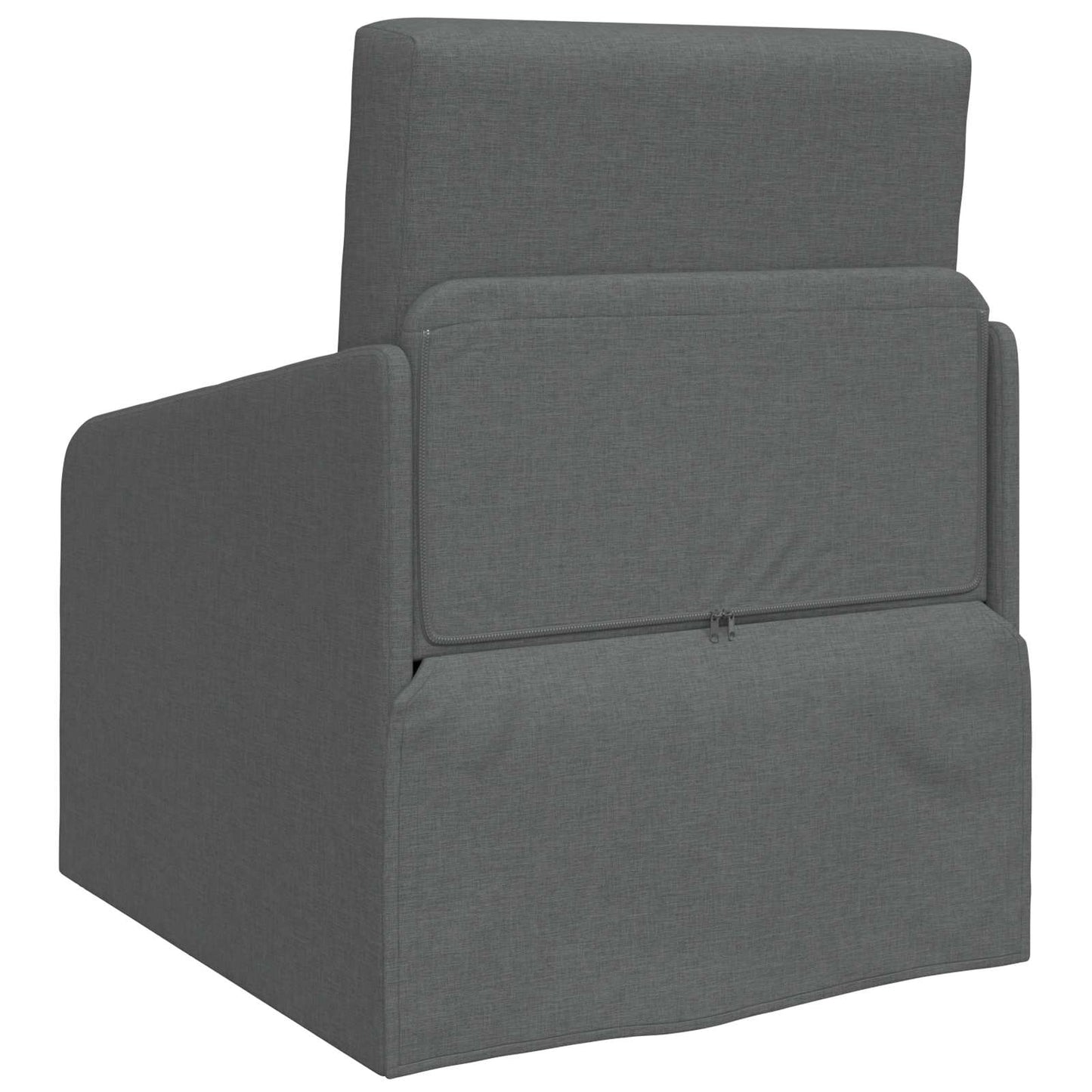 vidaXL Schlafsofa 60cm Dunkelgrau Stoff