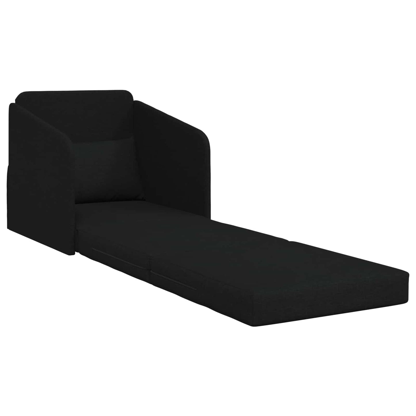 Schlafsofa 60cm Schwarz Stoff