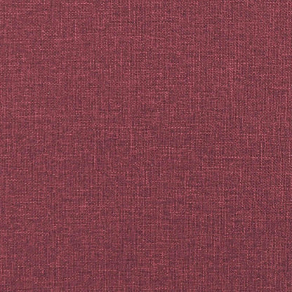vidaXL Schlafsofa 60cm Weinrot Stoff