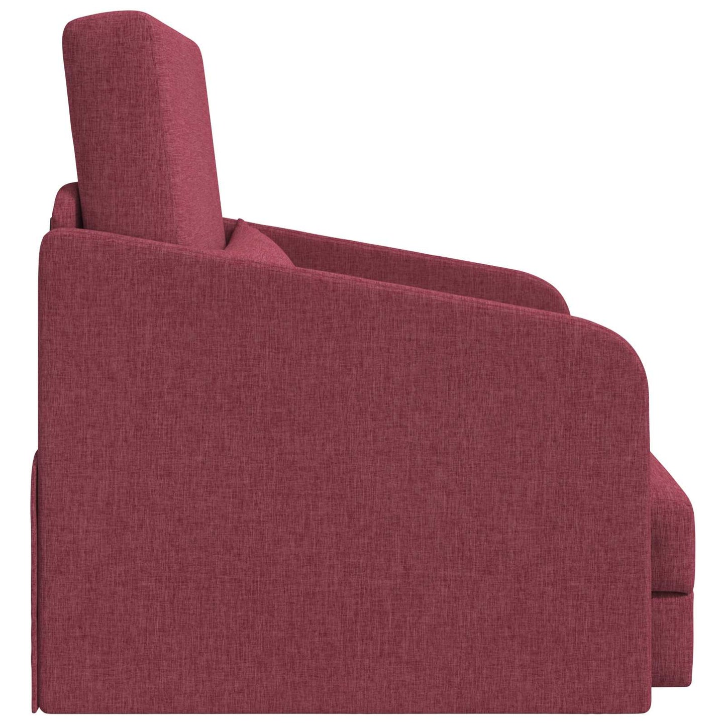 vidaXL Schlafsofa 60cm Weinrot Stoff