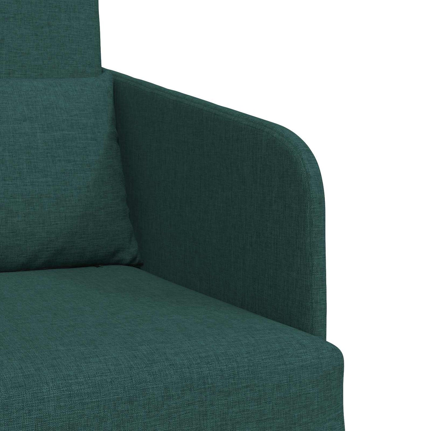 vidaXL Schlafsofa 60cm Dunkelgrün Stoff