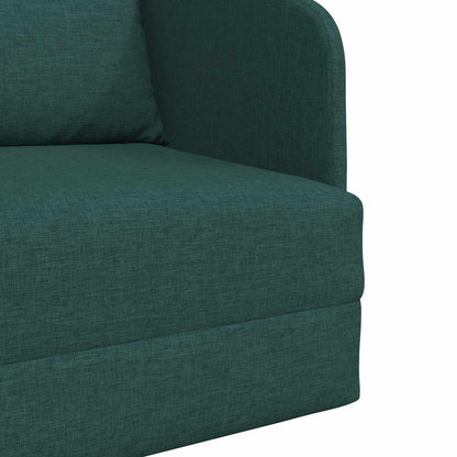 vidaXL Schlafsofa 60cm Dunkelgrün Stoff