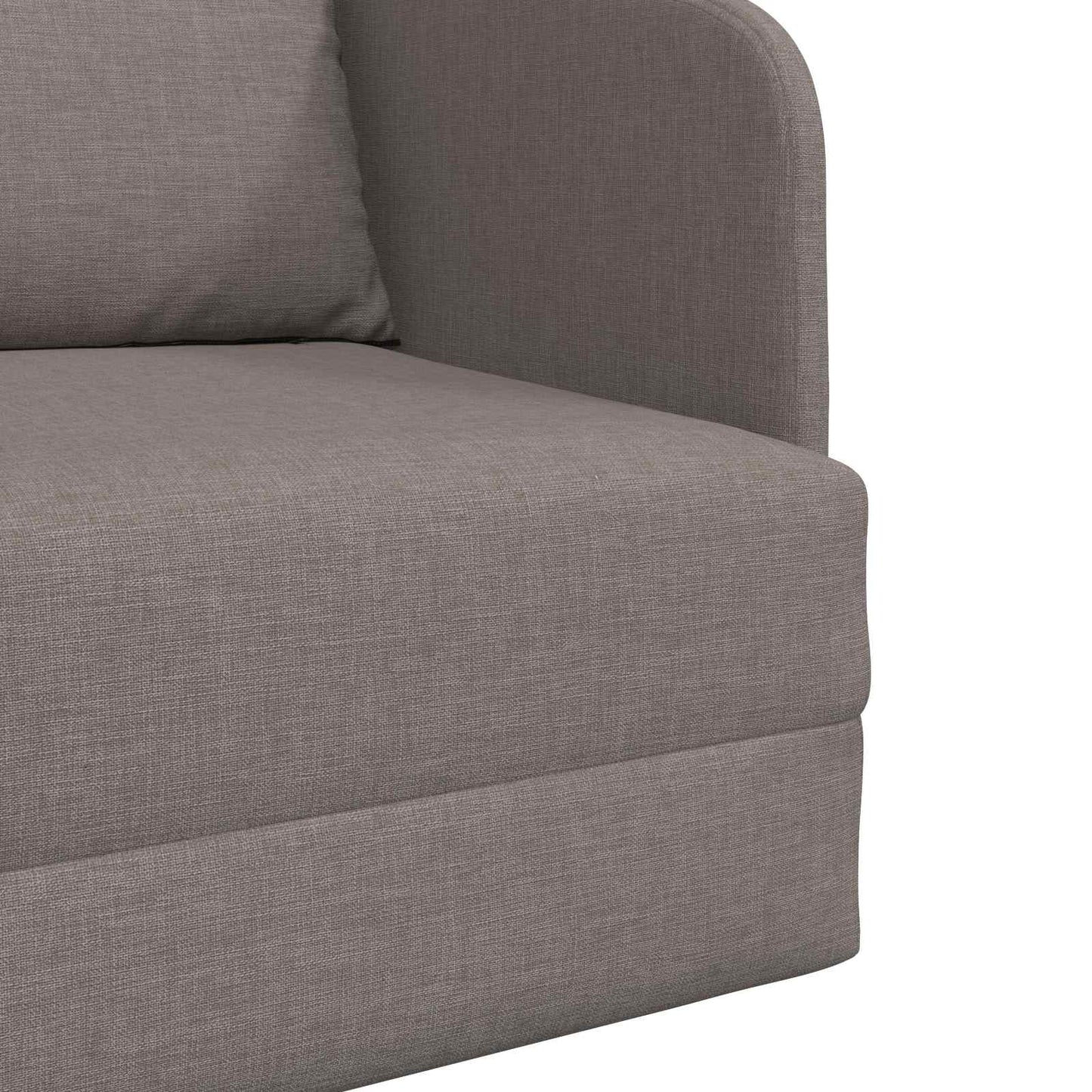 vidaXL Canapé-lit 60 cm Gris-taupe Tissu