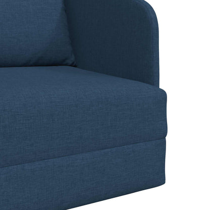 Schlafsofa 60cm Blau Stoff