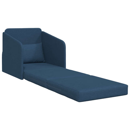 Schlafsofa 60cm Blau Stoff
