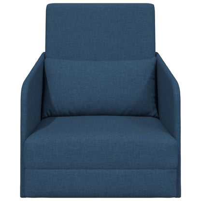 Schlafsofa 60cm Blau Stoff