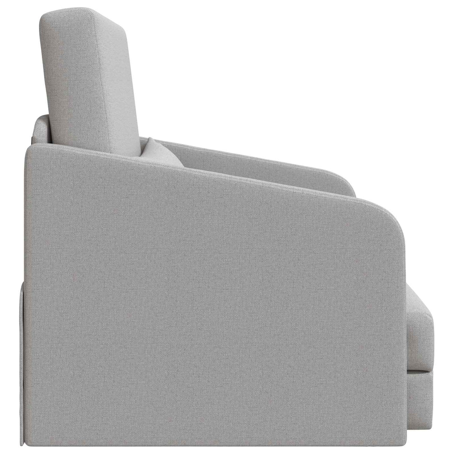 Schlafsofa 60cm Wolkengrau Stoff