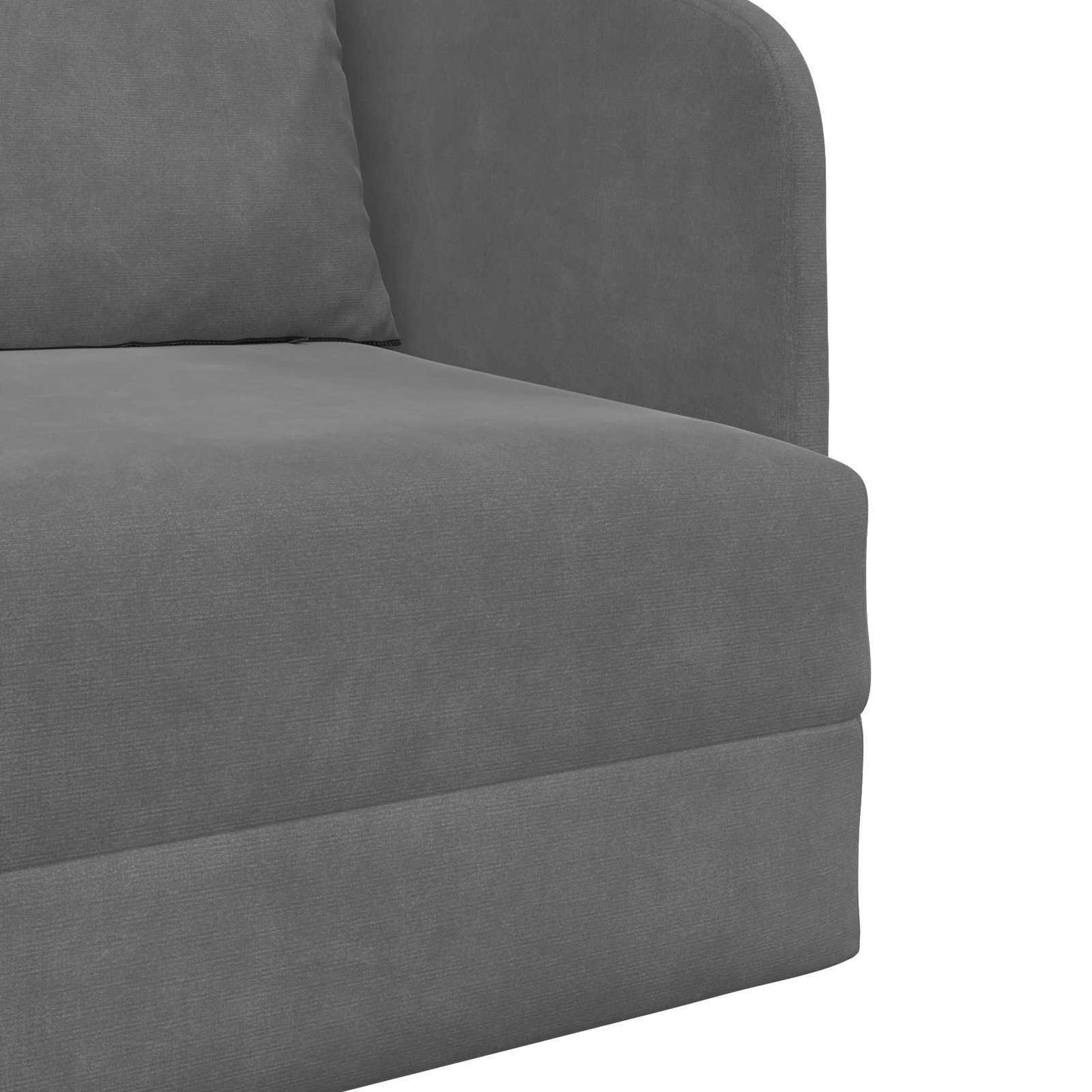 Schlafsofa Dunkelgrau 65 x 80 x 83 cm Samt