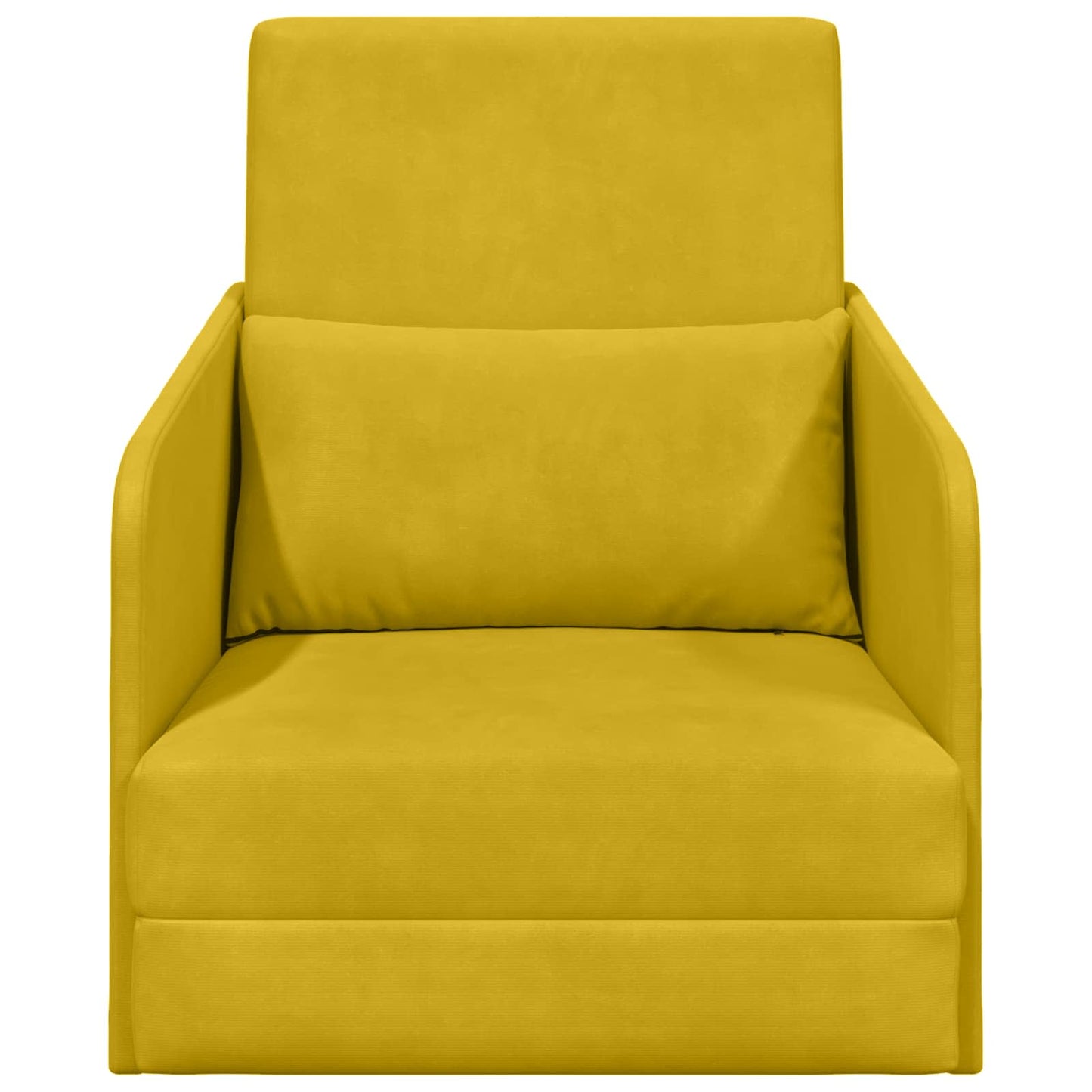 vidaXL Schlafsofa Gelb 65 x 80 x 83 cm Samt