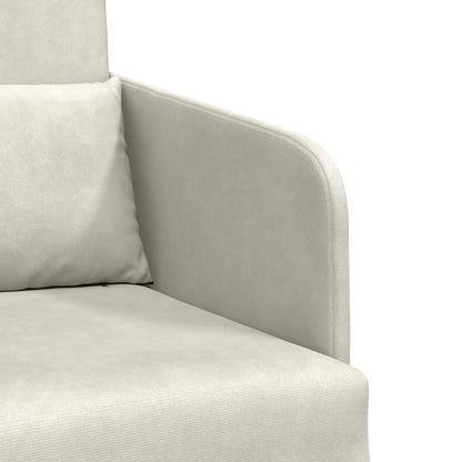 vidaXL Schlafsofa Creme 65 x 80 x 83 cm Samt