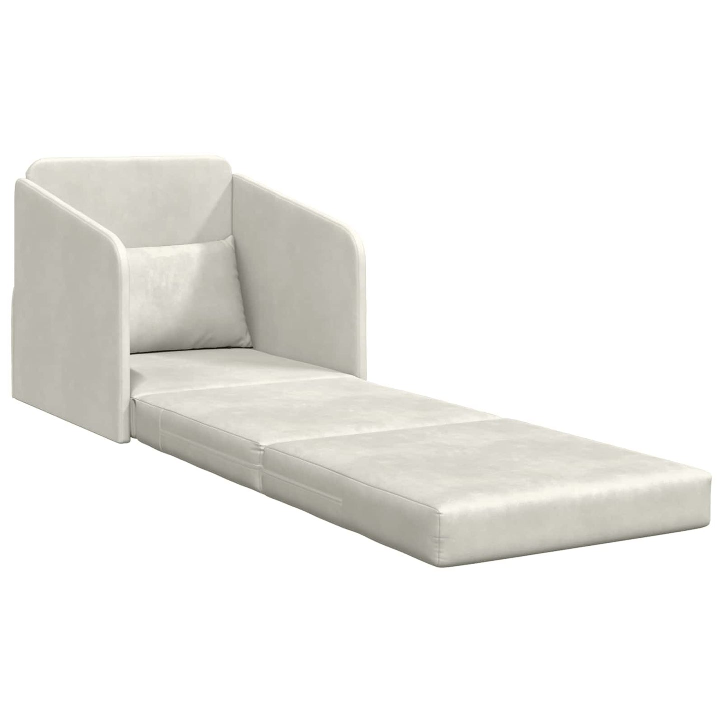 vidaXL Schlafsofa Creme 65 x 80 x 83 cm Samt