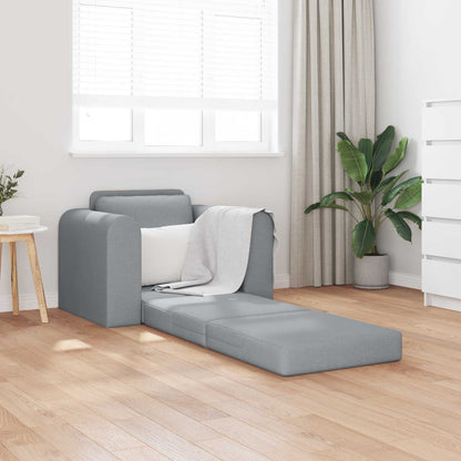 vidaXL Schlafsofa Hellgrau 98 x 71 x 83 cm Stoff
