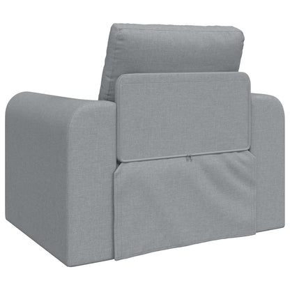 vidaXL Schlafsofa Hellgrau 98 x 71 x 83 cm Stoff