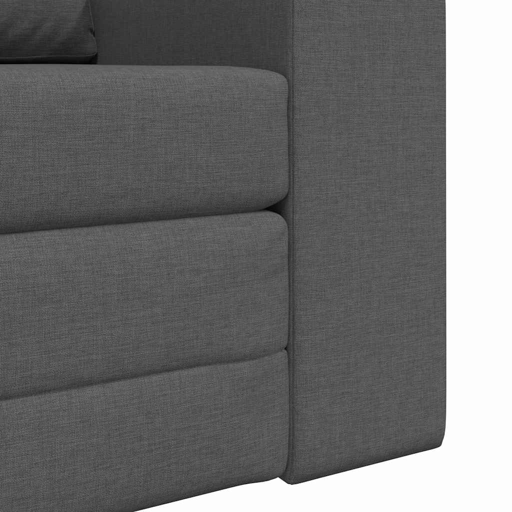 vidaXL Schlafsofa Dunkelgrau 98 x 71 x 83 cm Stoff