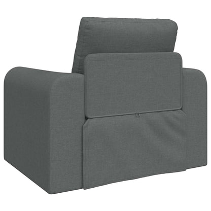 vidaXL Schlafsofa Dunkelgrau 98 x 71 x 83 cm Stoff