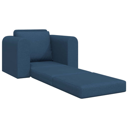 Schlafsofa Blau 98 x 71 x 83 cm Stoff