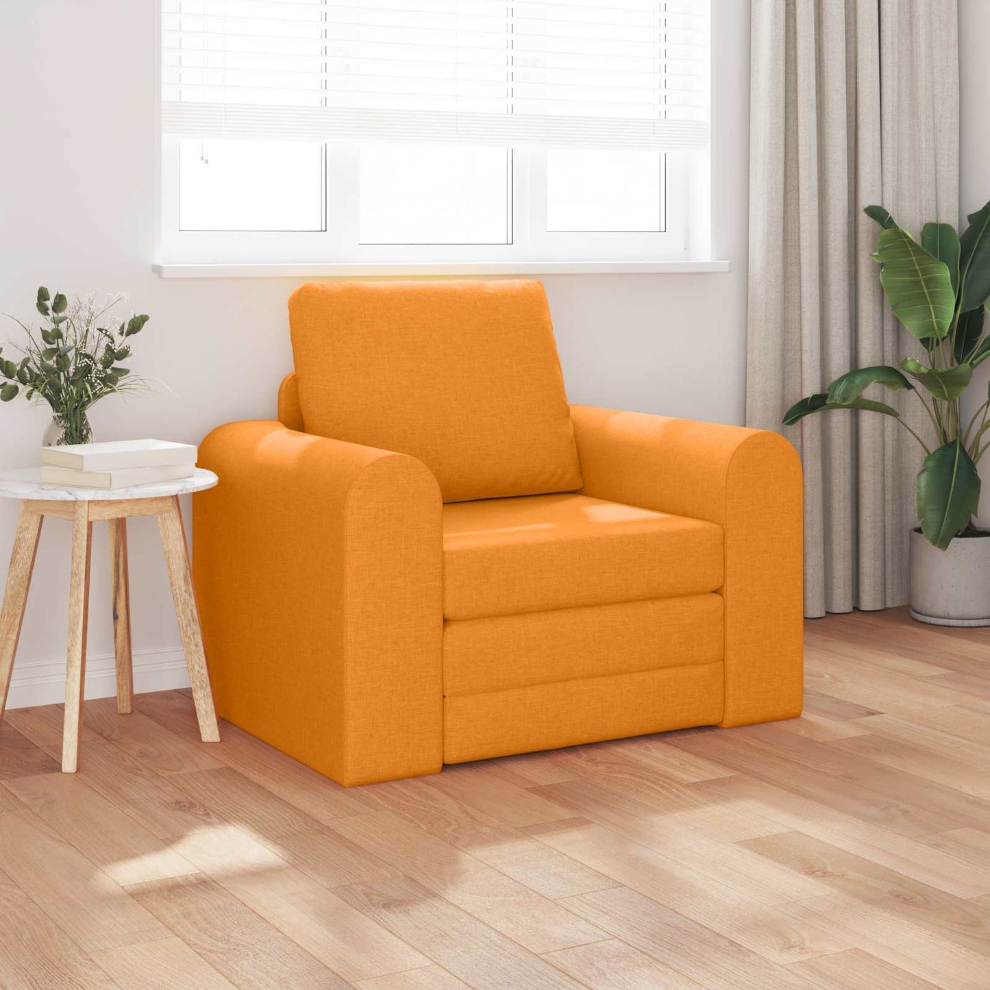 vidaXL Schlafsofa Dunkelgelb 98 x 71 x 83 cm Stoff