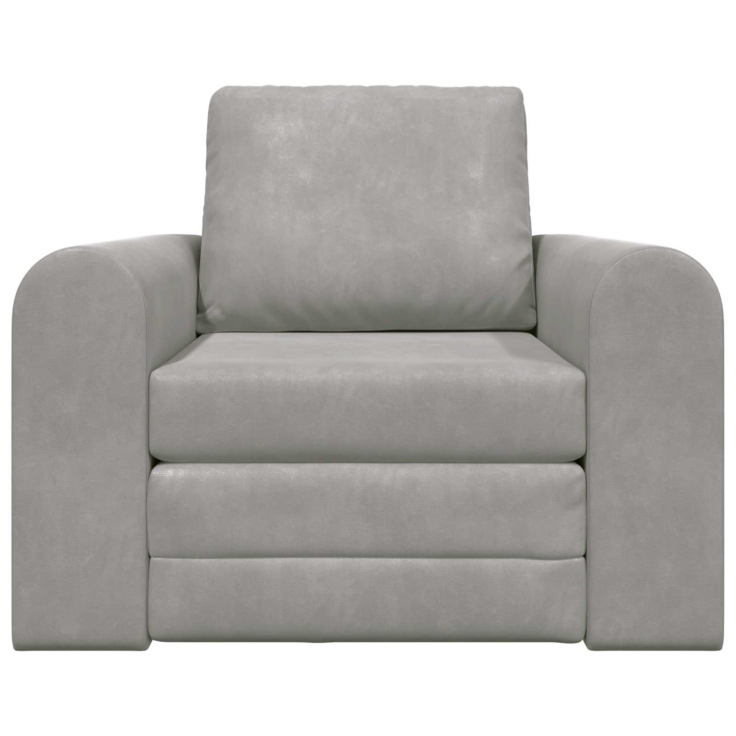 vidaXL Schlafsofa Hellgrau 98 x 71 x 83 cm Samt