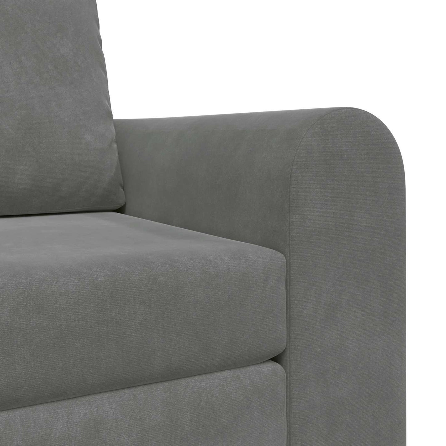 vidaXL Canapé-lit gris foncé 98 x 71 x 83 cm velours