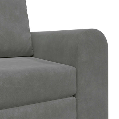 vidaXL Canapé-lit gris foncé 98 x 71 x 83 cm velours