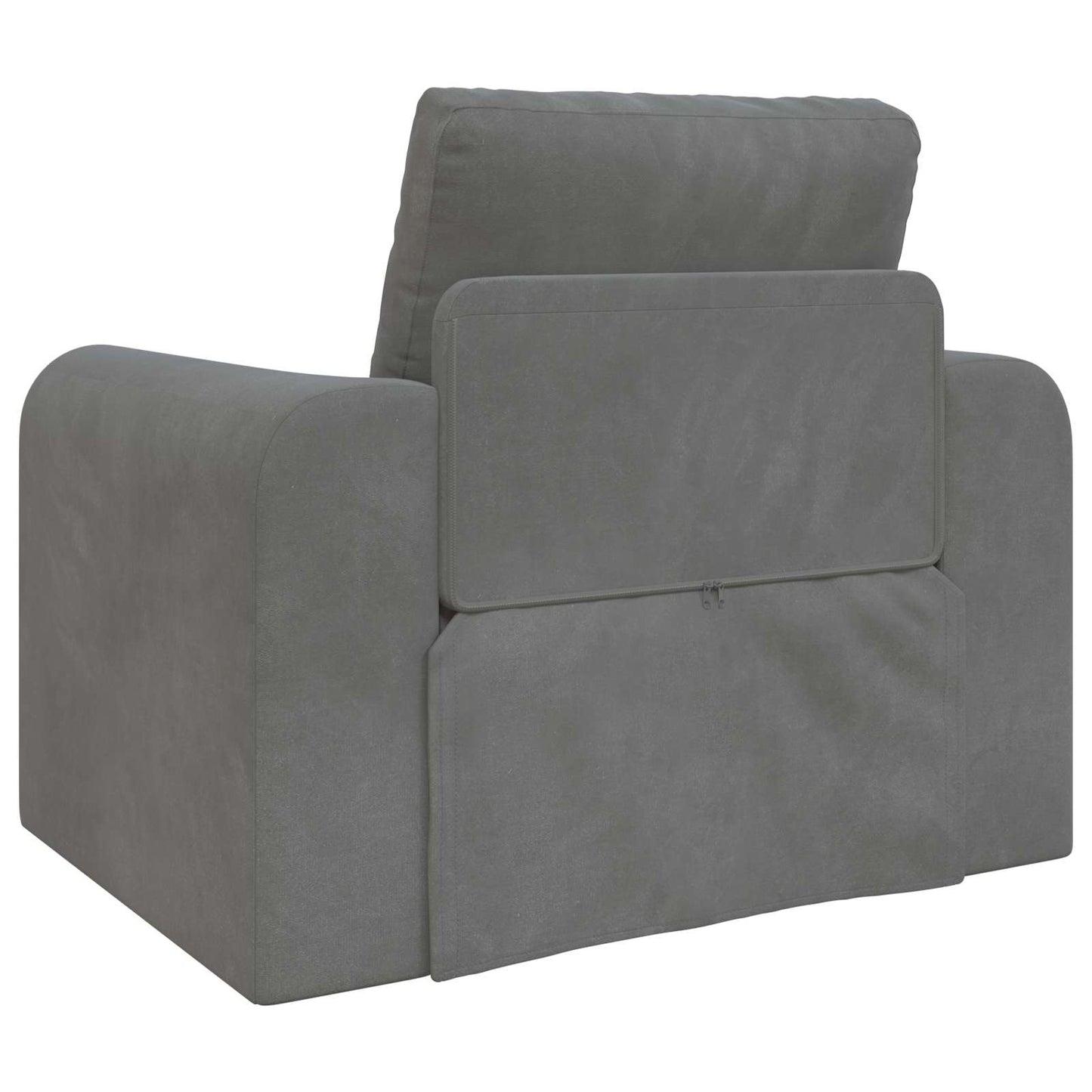 vidaXL Canapé-lit gris foncé 98 x 71 x 83 cm velours