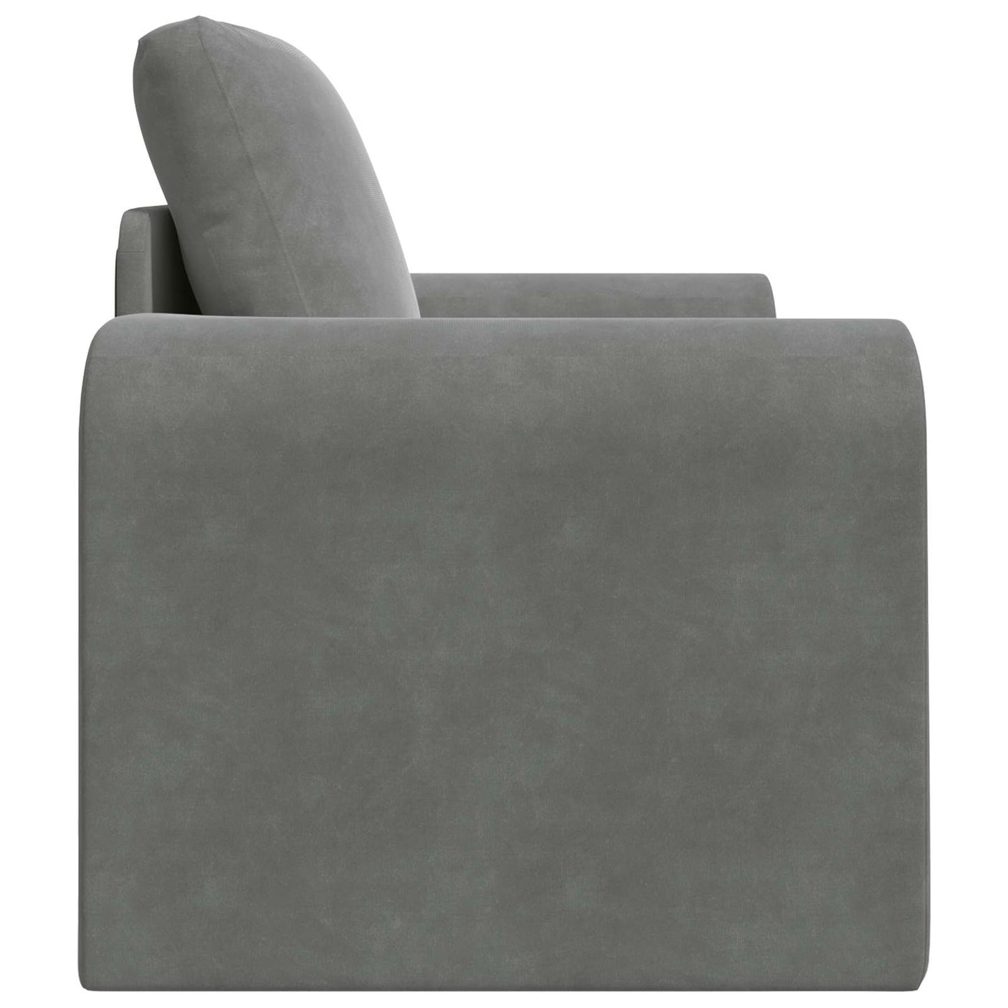 vidaXL Canapé-lit gris foncé 98 x 71 x 83 cm velours