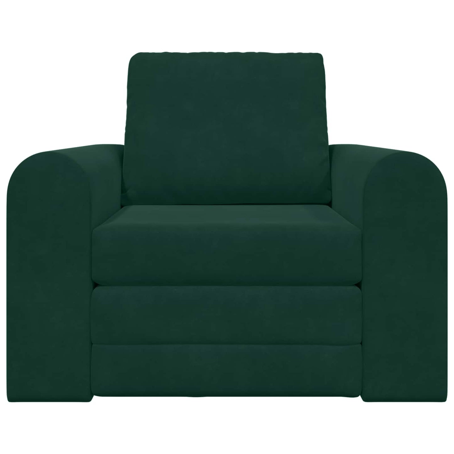 Schlafsofa Dunkelgrün 98 x 71 x 83 cm Samt