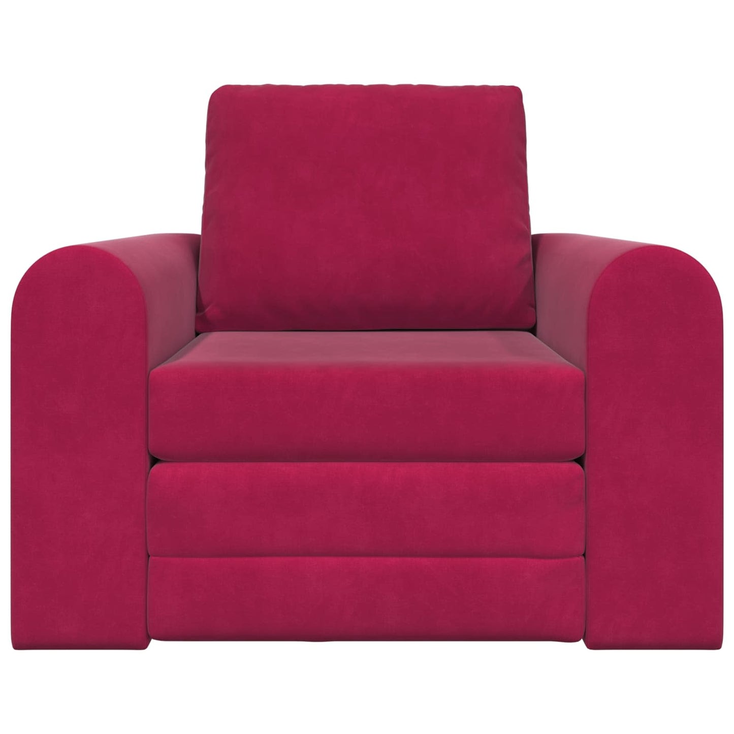 Schlafsofa Weinrot 98 x 71 x 83 cm Samt