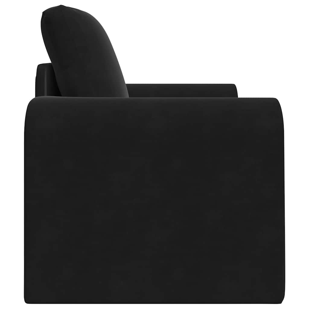 vidaXL Schlafsofa Schwarz 98 x 71 x 83 cm Samt