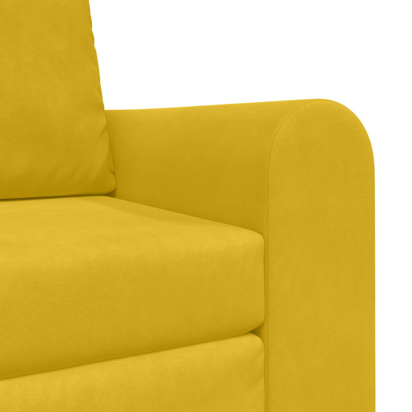 vidaXL Schlafsofa Gelb 98 x 71 x 83 cm Samt